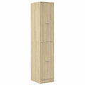 Schrank – 30 × 41 × 174,5 cm, mit Schubladen, aus Eichenholz, Sonoma-Eiche