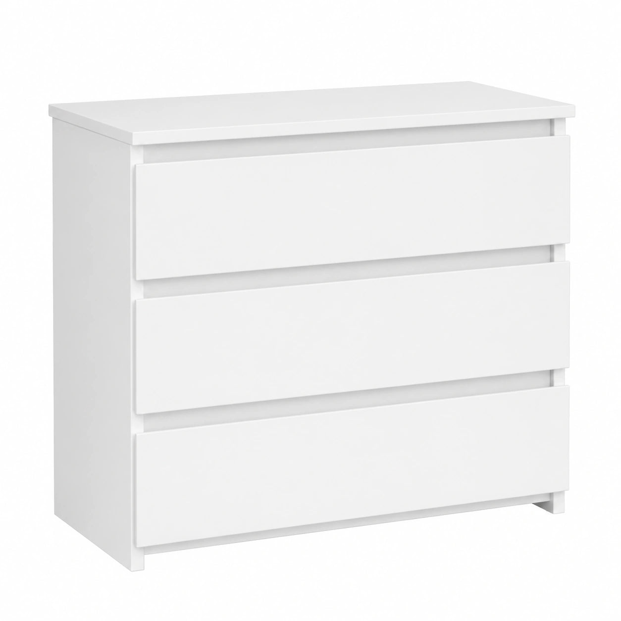 Kommode – 57 cm, minimalistischer Stil, mit Stauraum, mit Schubladen, für Wohnzimmer, Schlafzimmer und Flur