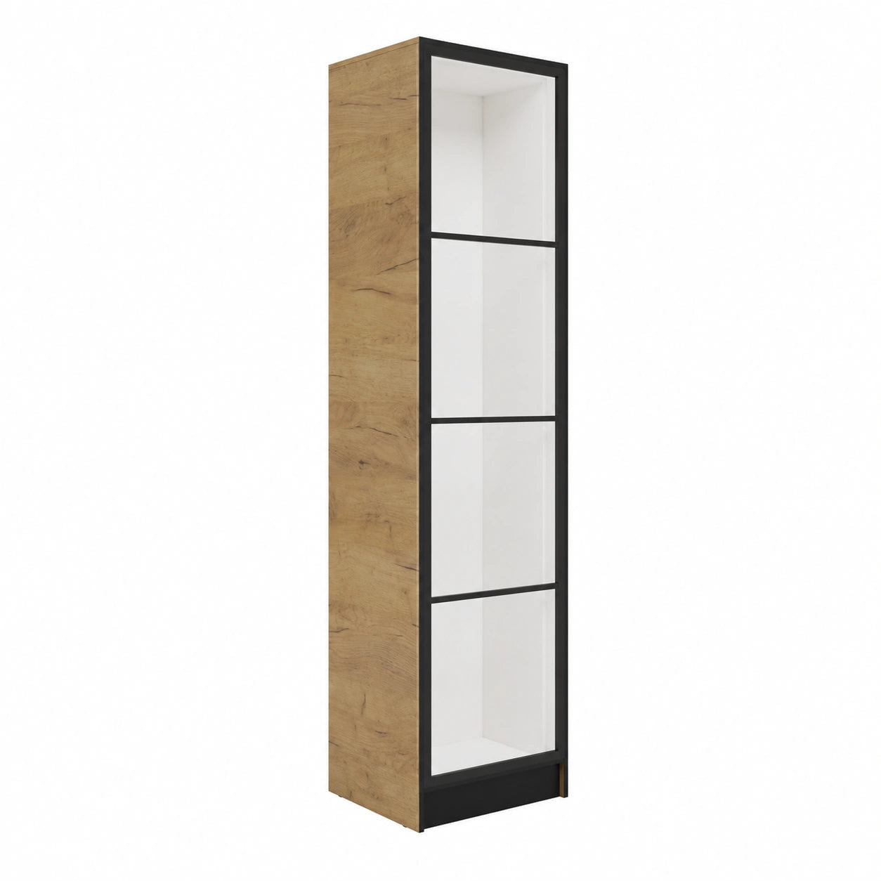 Kleiderschrank – 53 cm, ausziehbar, aus Eichenholz, für Schlafzimmer und Flur