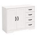 Sideboard – 105 × 40 × 76 cm, mit Schubladen, mit mehreren Türen, für Wohnzimmer