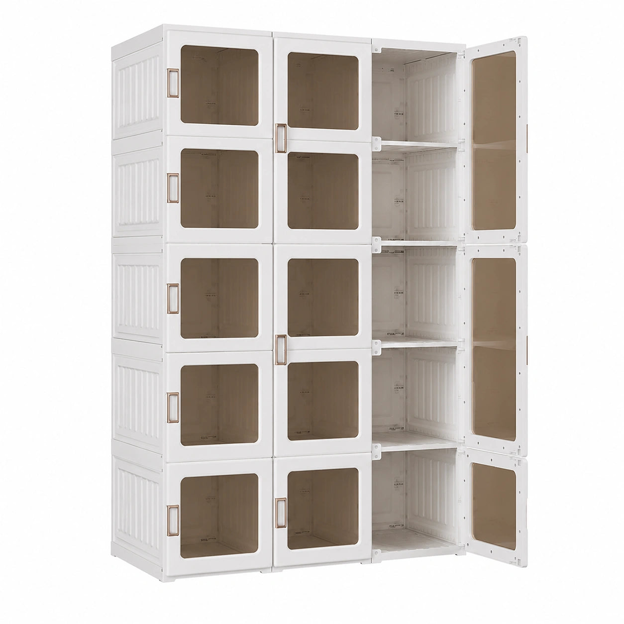 Kleiderschrank – 104 × 170 × 50 cm, für Wohnzimmer und Schlafzimmer