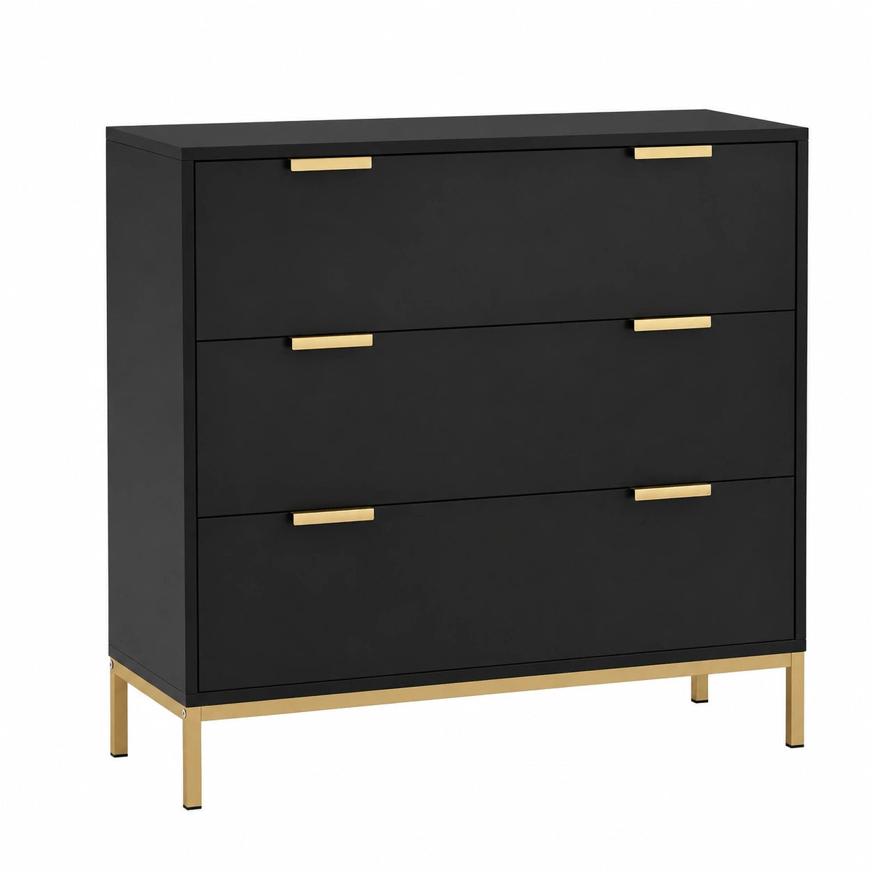 Kommode – 80 cm, mit Schubladen, für Wohnzimmer, Schlafzimmer und Flur