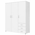 Kleiderschrank – 150 × 176 × 51 cm, mit mehreren Türen, für Schlafzimmer