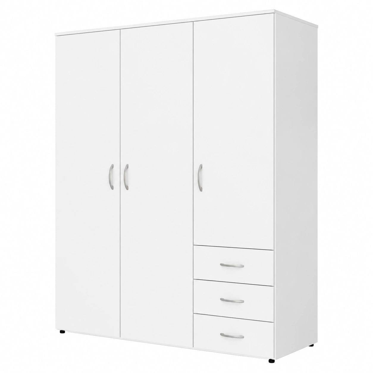 Kleiderschrank – 150 × 176 × 51 cm, mit mehreren Türen, für Schlafzimmer