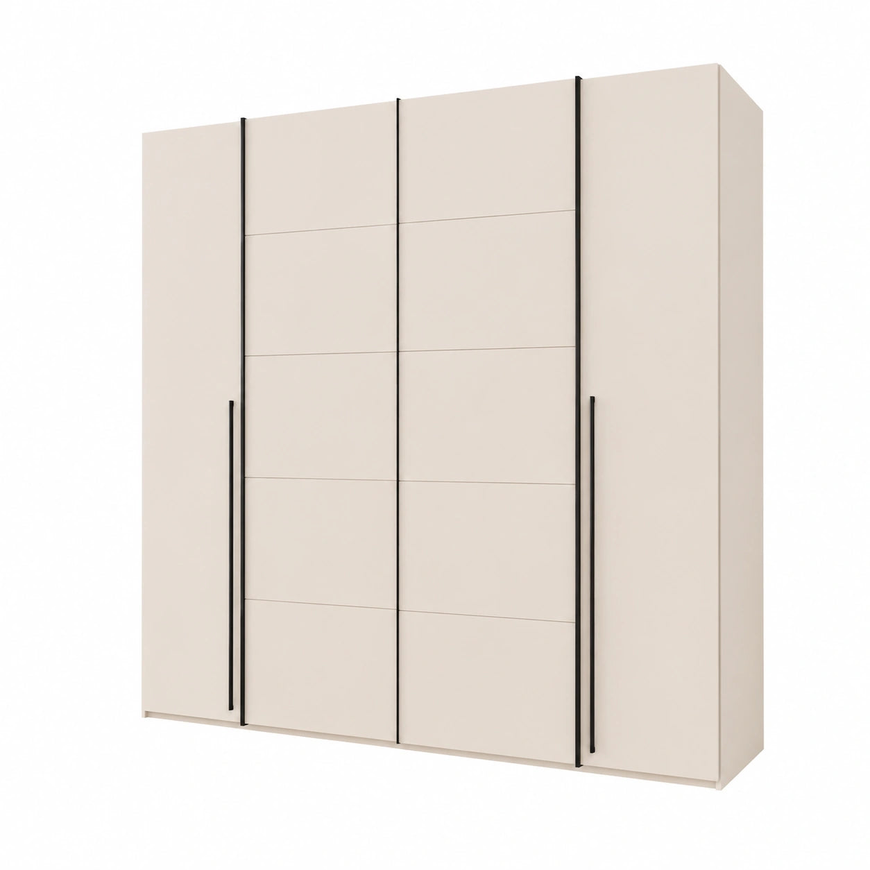 Kleiderschrank – moderner Stil, mit mehreren Türen, aus Holzwerkstoff