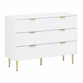 Kommode – 120 × 40 × 76,5 cm, moderner Stil, mit Schubladen, für Wohnzimmer und Schlafzimmer