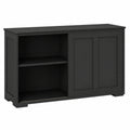 Sideboard – 106,5 × 33 × 62,5 cm, höhenverstellbar, mit Ablagen, aus Holz, für Küche
