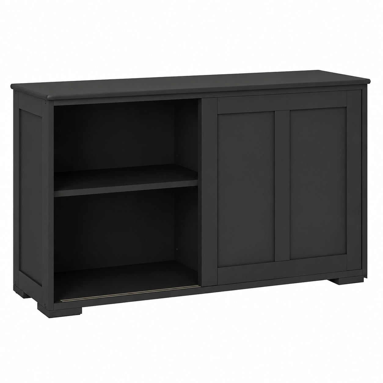Sideboard – 106,5 × 33 × 62,5 cm, höhenverstellbar, mit Ablagen, aus Holz, für Küche