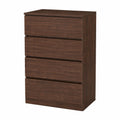 Schrank – moderner Stil, mit Schubladen, Braun, für Wohnzimmer