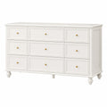 Sideboard – 160 × 40 × 80 cm, mit Schubladen, aus MDF, für Wohnzimmer, Schlafzimmer und Flur